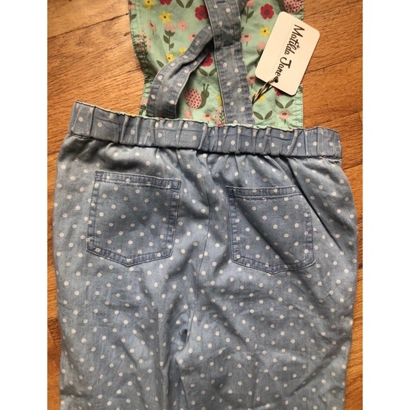 Matilda Jane Size 6 Square Dance Overalls brand new - Picture 3 of 5